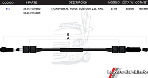 Juego Chicote Selector de Velocidades Focus Contour Nacional 2.0L Modelo.97-02