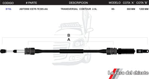 Chicote Transversal Contour 2.5L Modelo.2000-