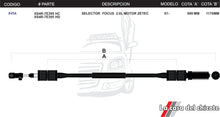 Cargar imagen en el visor de la galería, Chicote Selector de Velocidades Focus 2.0L Motor Zetec Modelo.2001 -
