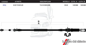 Chicote Selector de Velocidades T/A Econoline Modelo.99-00