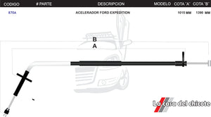 Chicote de Acelerador Ford Expedition