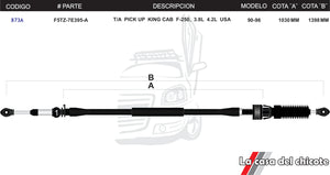 Chicote Selector de Velocidades T/A Pick Up king Cab F-250 USA Modelo.90-96