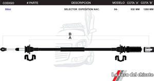 Chicote Selector de Velocidades Expedition Nacional Modelo.2004-