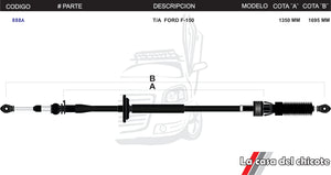 Chicote Selector de Velocidades T/A Ford F-150