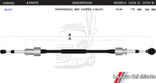 Cargar imagen en el visor de la galería, Juego Chicote Selector De Velocidades Mini Cooper Modelo 2002-2004
