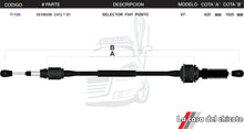 Cargar imagen en el visor de la galería, Chicote Selector De Velocidades Fiat Punto Modelo.07-
