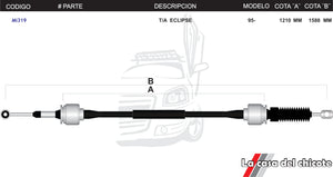 Chicote Selector de Velocidades T/A Eclipse Modelo.95-